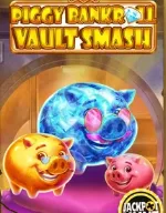 Casinia Kasyno – okładka slotu Piggy Bankroll: Vault Smash
