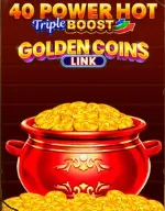 Casinia Kasyno – okładka slotu 40 Power Hot Triple Boost Golden Coins Link